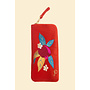 Pomegranate in Tangerine Glasses Pouch
