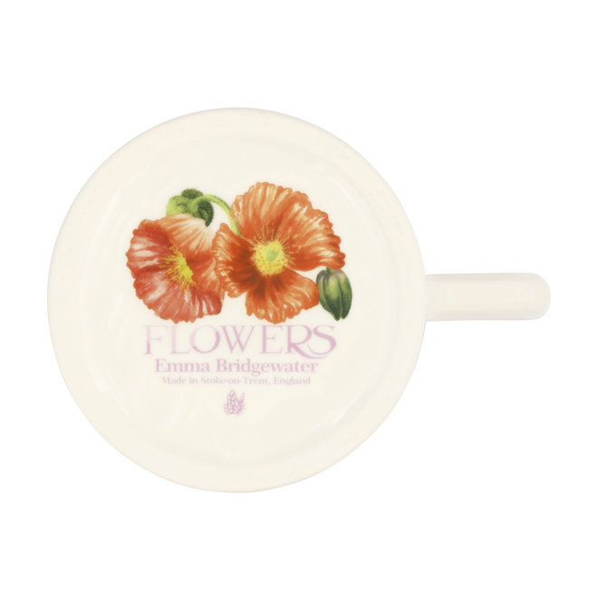 Flowers Red Poppy 1/2 Pint Mug