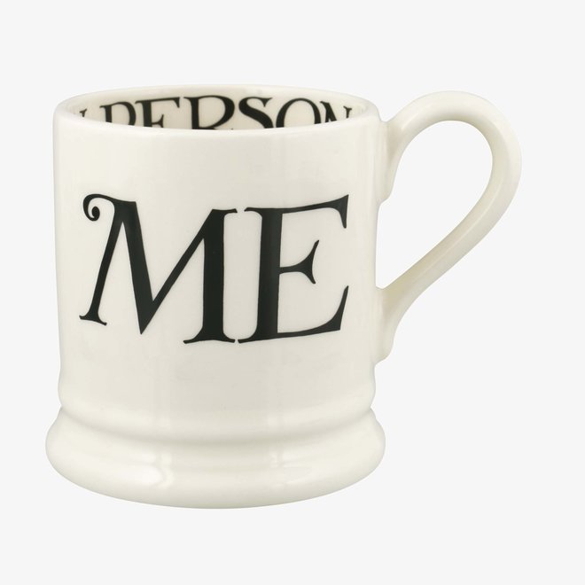 Black Toast You & Me "Me" 1/2 Pint Mug