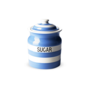 Blue Cornishware Sugar Storage Jar