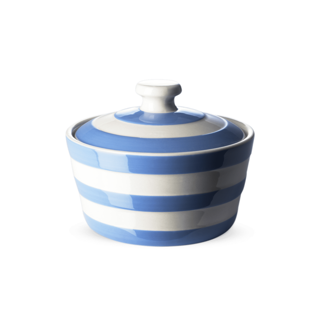 Blue Cornishware Butter Dish