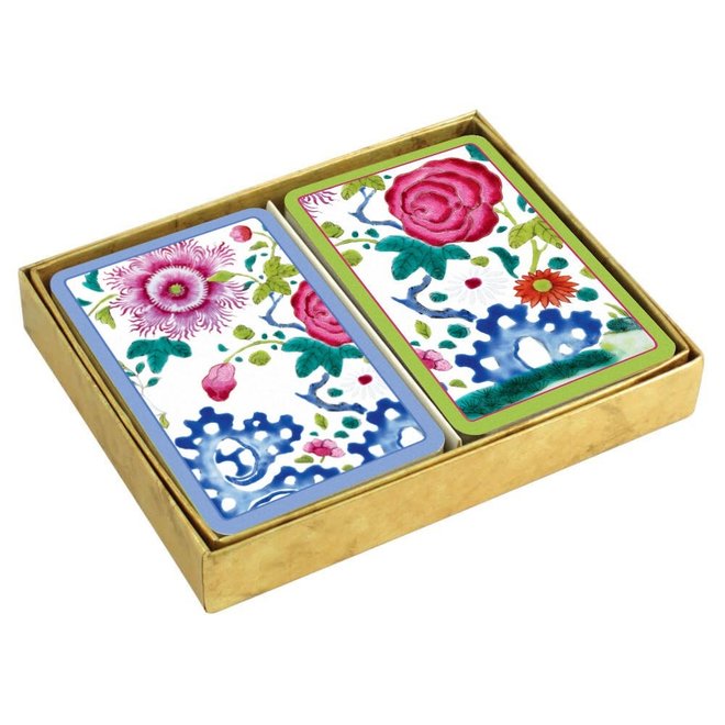 Jumbo Playing Cards - Floral Porcelain