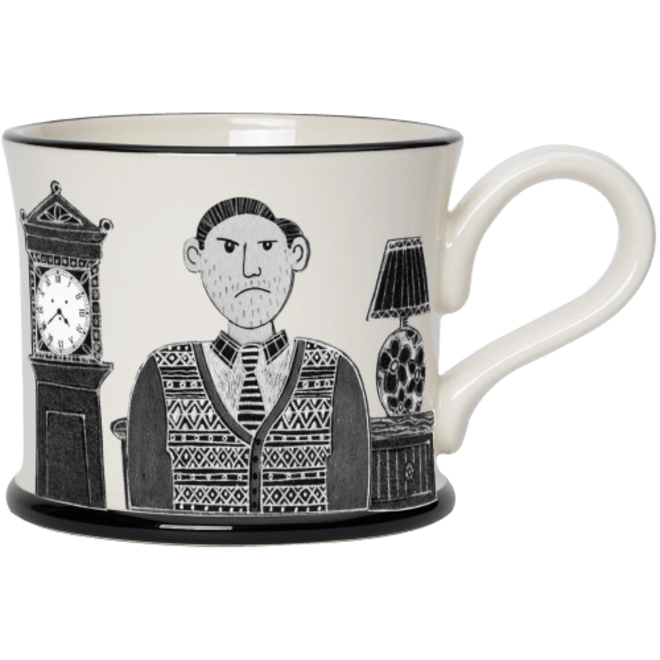 Moorland Pottery Grumpy Old Man Mug