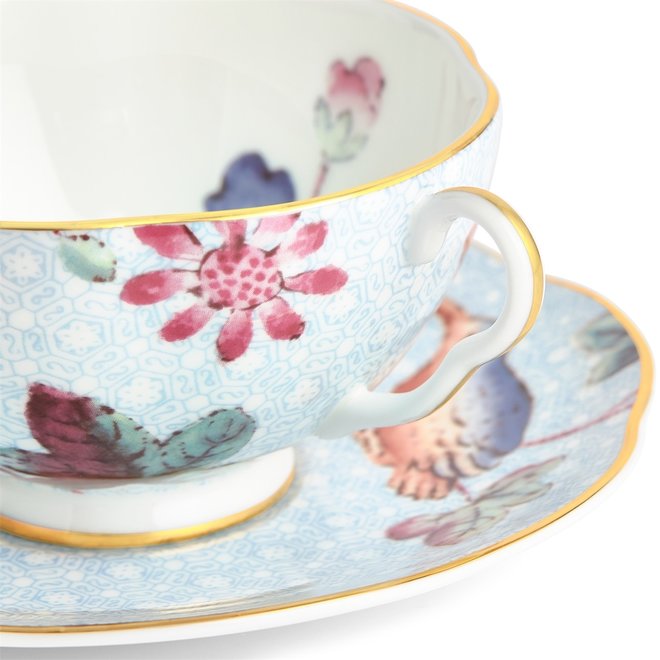 Cuckoo Teacup & Saucer Blue