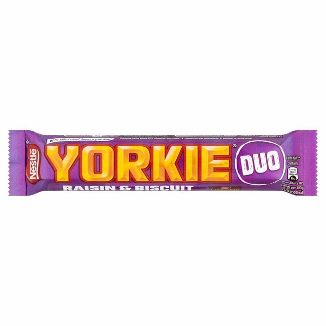 Nestle Yorkie Raisin & Biscuit Duo Bar 66g