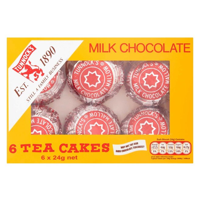 Tunnock's Milk Chocolate Teacakes
