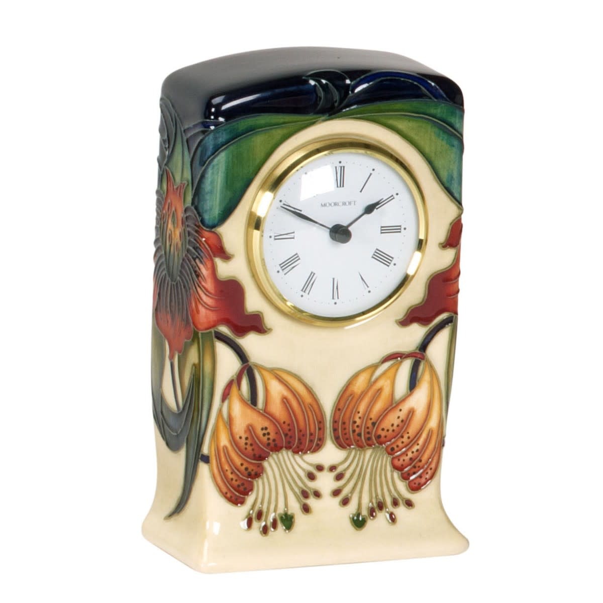 Moorcroft Anna Lily Clock CL1 British Isles