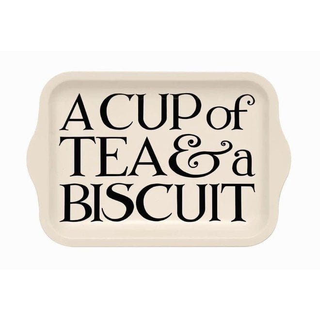 Black Toast Small Tin Tray