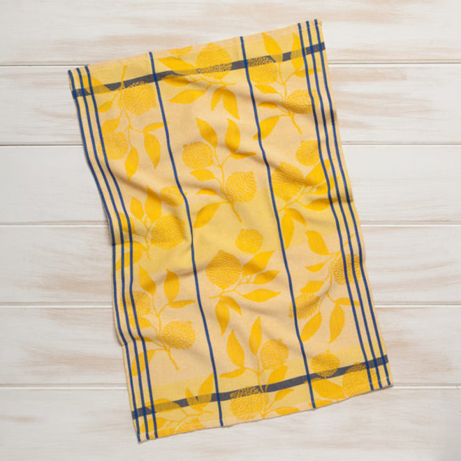 Now Designs Jacquard Tea Towel, Lemons