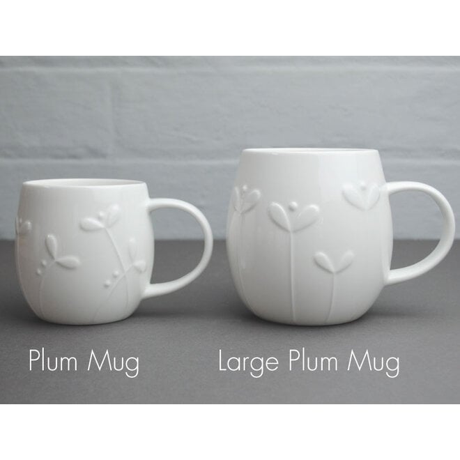 Plum Flax Large Mug
