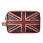 Union Jack Brown Washbag