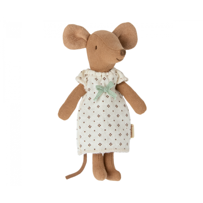 Big Sister Mouse in Box - White Nightgown