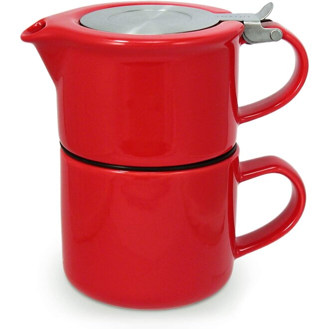 Forlife Tea for One with Extra Fine Tea Infuser (Red)