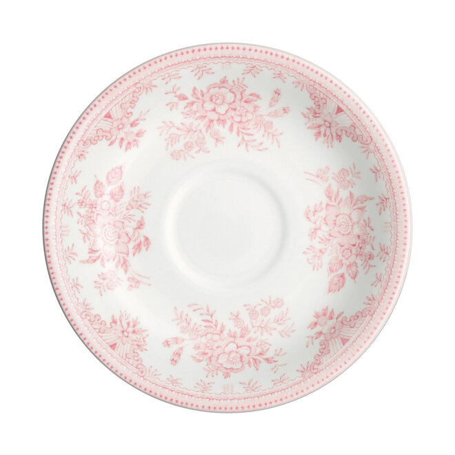 Pink Asiatic Pheasants Tea Saucer