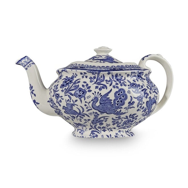 Blue Regal Peacock Teapot