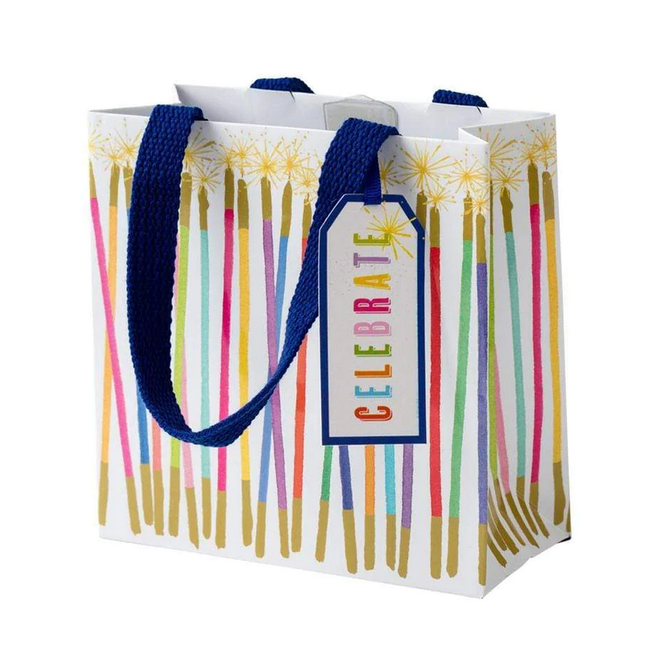 Party Candles Small Square Gift Bag