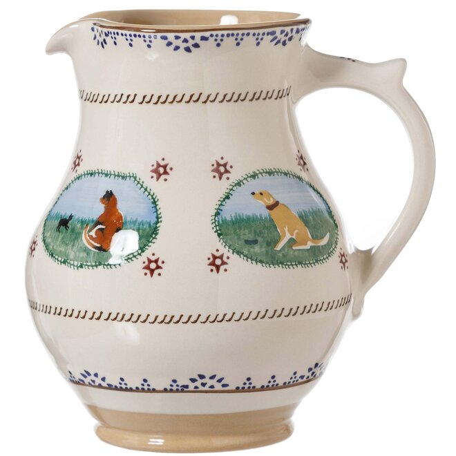 Assorted Animals Landscape Large Jug