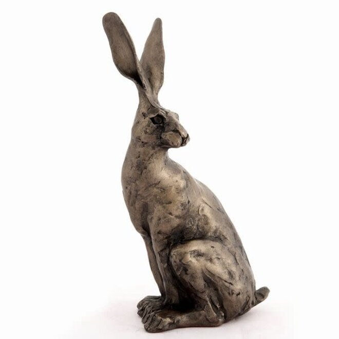 Frith Sitting Hare Small Bronze Sculpture