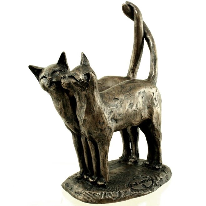 Frith Two's Company Cats Bronze Sculpture