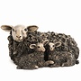 Ewe with Twin Lambs Sculpture