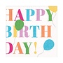 Birthday Surprise White Paper Luncheon Napkin