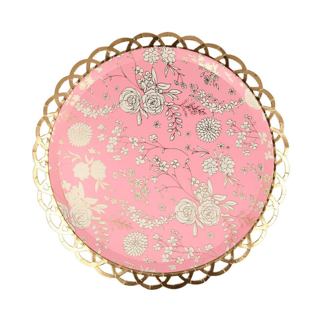English Garden Lace Paper Side Plates