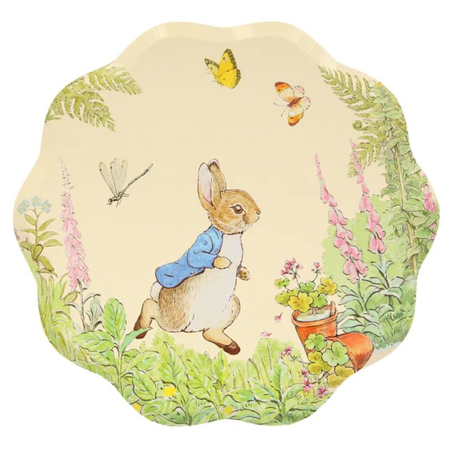 Peter Rabbit in the Garden Large Paper Plates