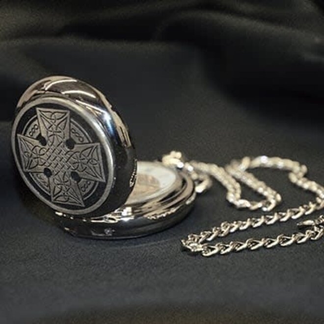 Sgian Dubh Co. Celtic Cross Mechanical Pocket Watch