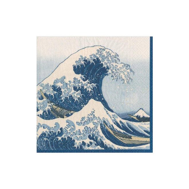 The Great Wave Paper Cocktail Napkins