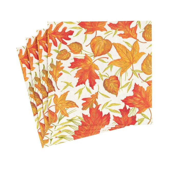 Woodland Leaves Paper Cocktail Napkins