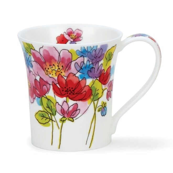 Jura Inky Florals Pink Mug