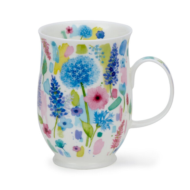 Suffolk Floral Burst Blue Mug