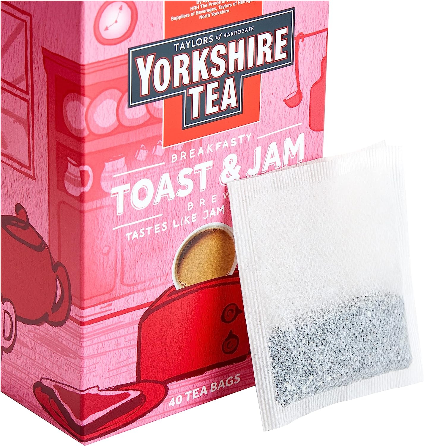 Yorkshire Tea Jam & Toast Tea 40s British Isles