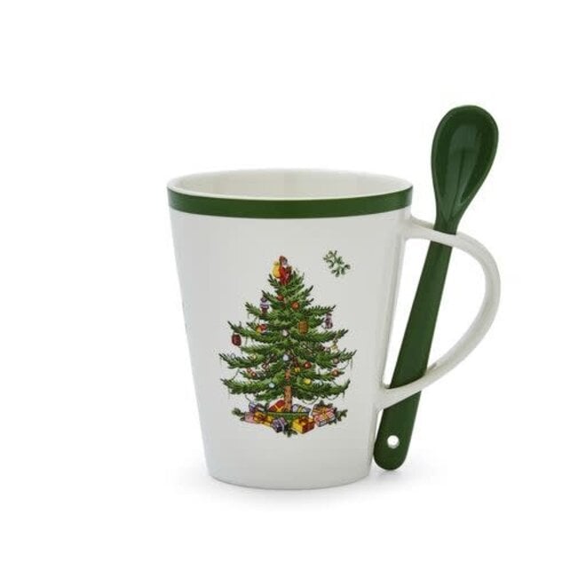 Christmas Tree Mug and Coaster Set