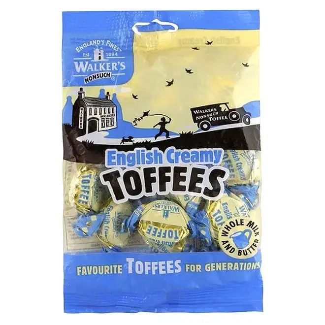 Walker's Nonsuch English Creamy Toffees Bag 150g
