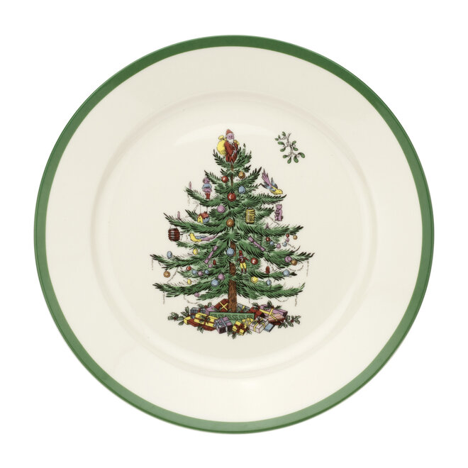 Christmas Tree Luncheon Plate