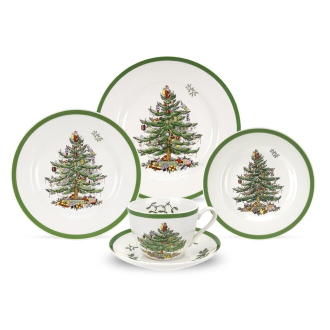 Christmas Tree 5-Piece Placesetting