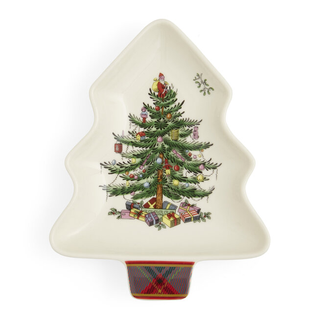 Spode Made in England Christmas Tree 12″ Large Square Baker Baking… –  Second Wind Vintage