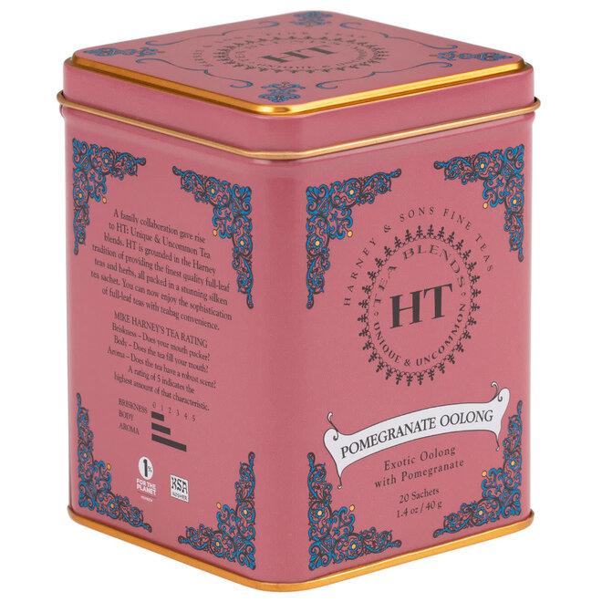 Harney & Sons Pomegranate Oolong HT Tin 20s