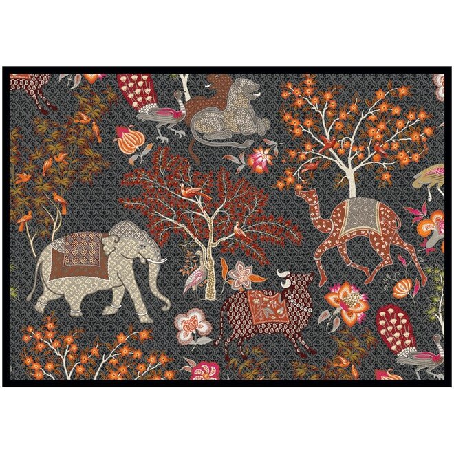 Le Jardin De Mysore Lacquer Large Rectangle Tray