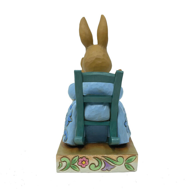 Beatrix Potter x Jim Shore Mrs. Rabbit in Rocking Chair Figurine