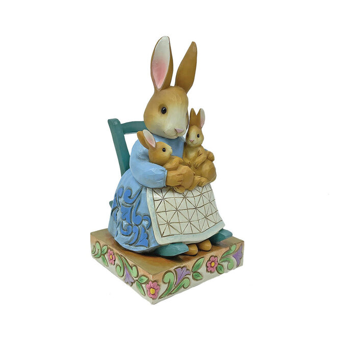Beatrix Potter x Jim Shore Mrs. Rabbit in Rocking Chair Figurine