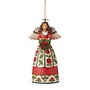 Jim Shore Christmas Floral Angel Ornament