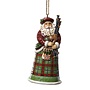 Jim Shore Scottish Santa Ornament