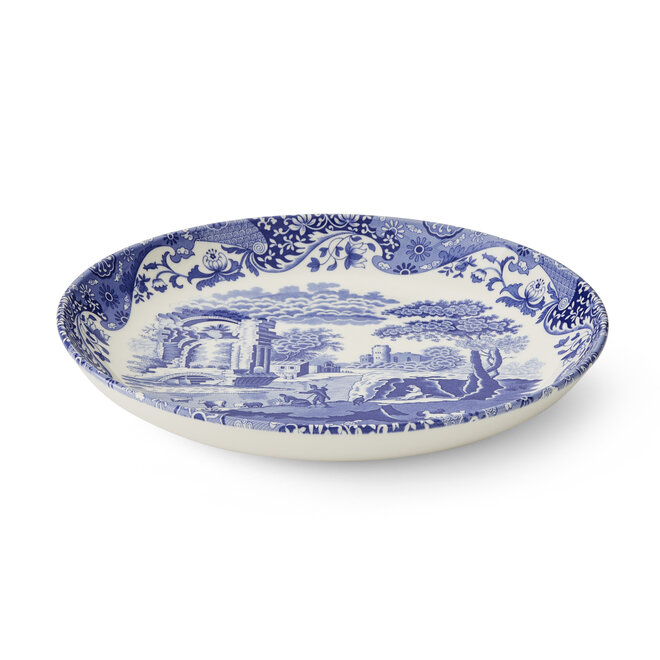 Blue Italian Pasta Serving Bowl