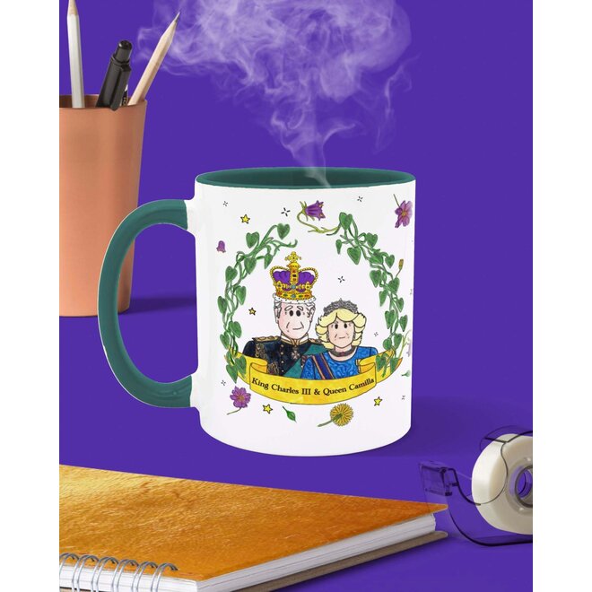 King Charles III & Queen Camilla Coronation Mug