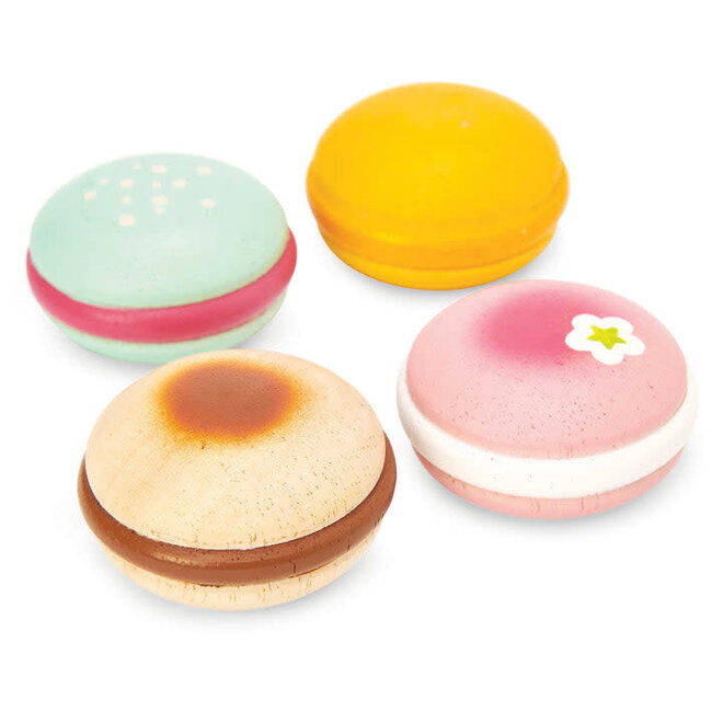 Wooden Macarons Set