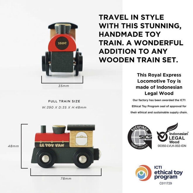 Royal Express Wooden Train