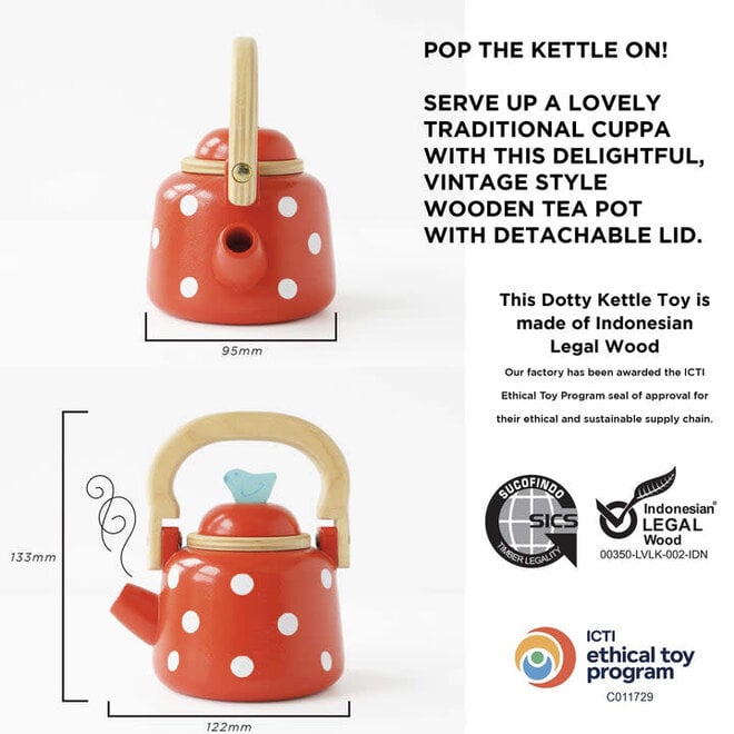 Honeybake Dotty Kettle
