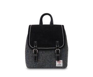 Thomas | Tweed Laptop Bag Grey/Black